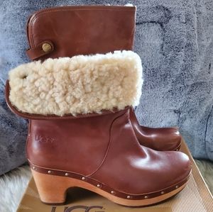 Women's Ugg Lynnea Chestnut Boots Size 7